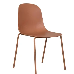 Silla Comedor Minimalista Aira II, Color Rojo, Diseño moderno X6