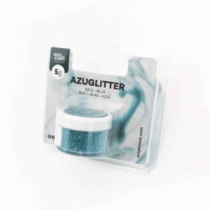Azucren – Purpurina decorativa azul 5 gr.