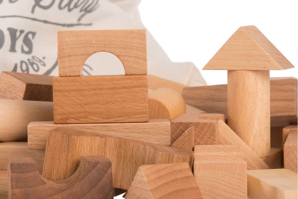 Bloques de madera. Bolsa de 100 piezas - Imagen 4