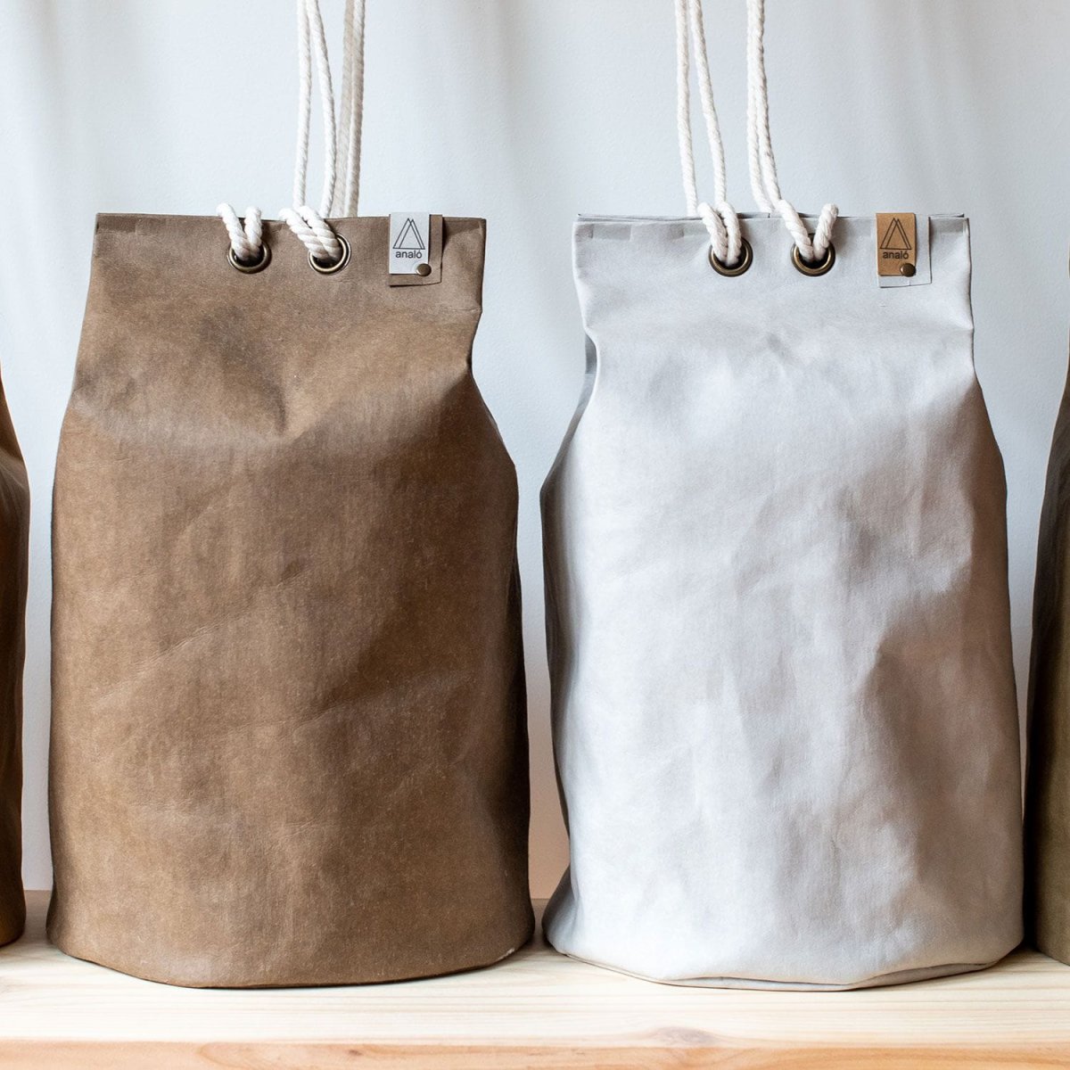 Bolso saco grande de papel lavable - Imagen 2