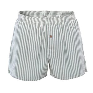 Bóxer short a rayas de 100% algodón orgánico