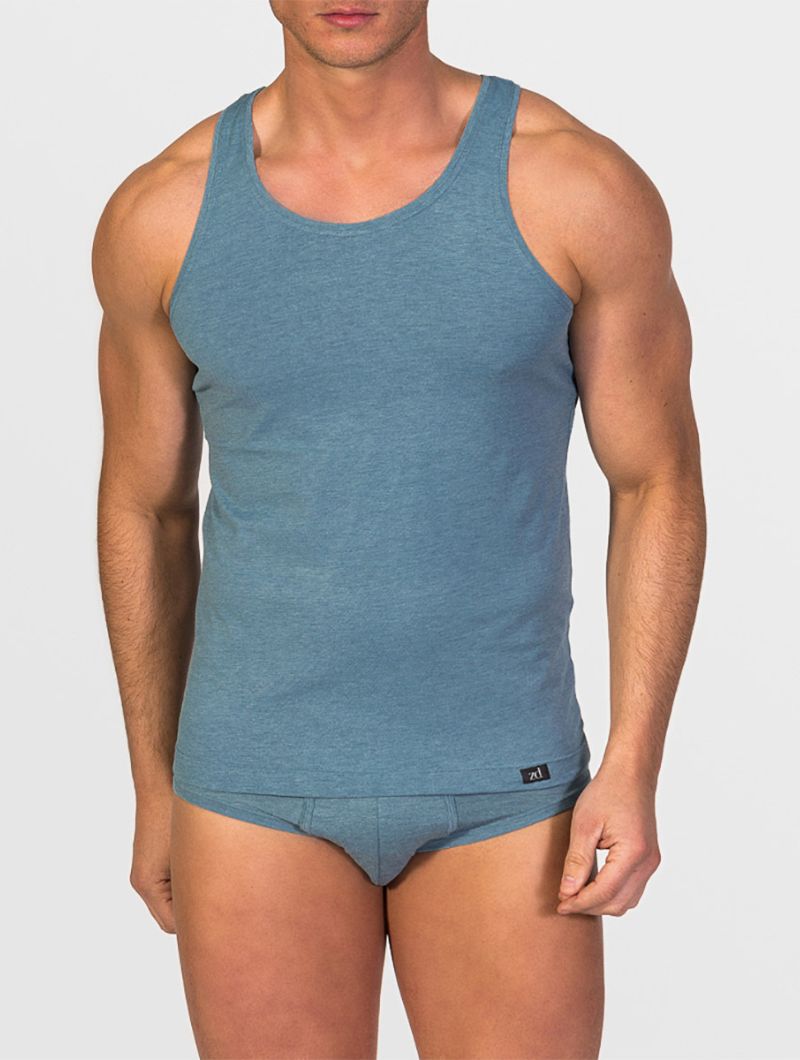 Camiseta tirantes hombre hilo de soja