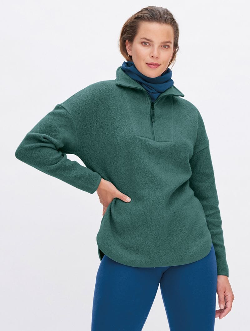 Forro polar mujer de algodón orgánico - Imagen 3