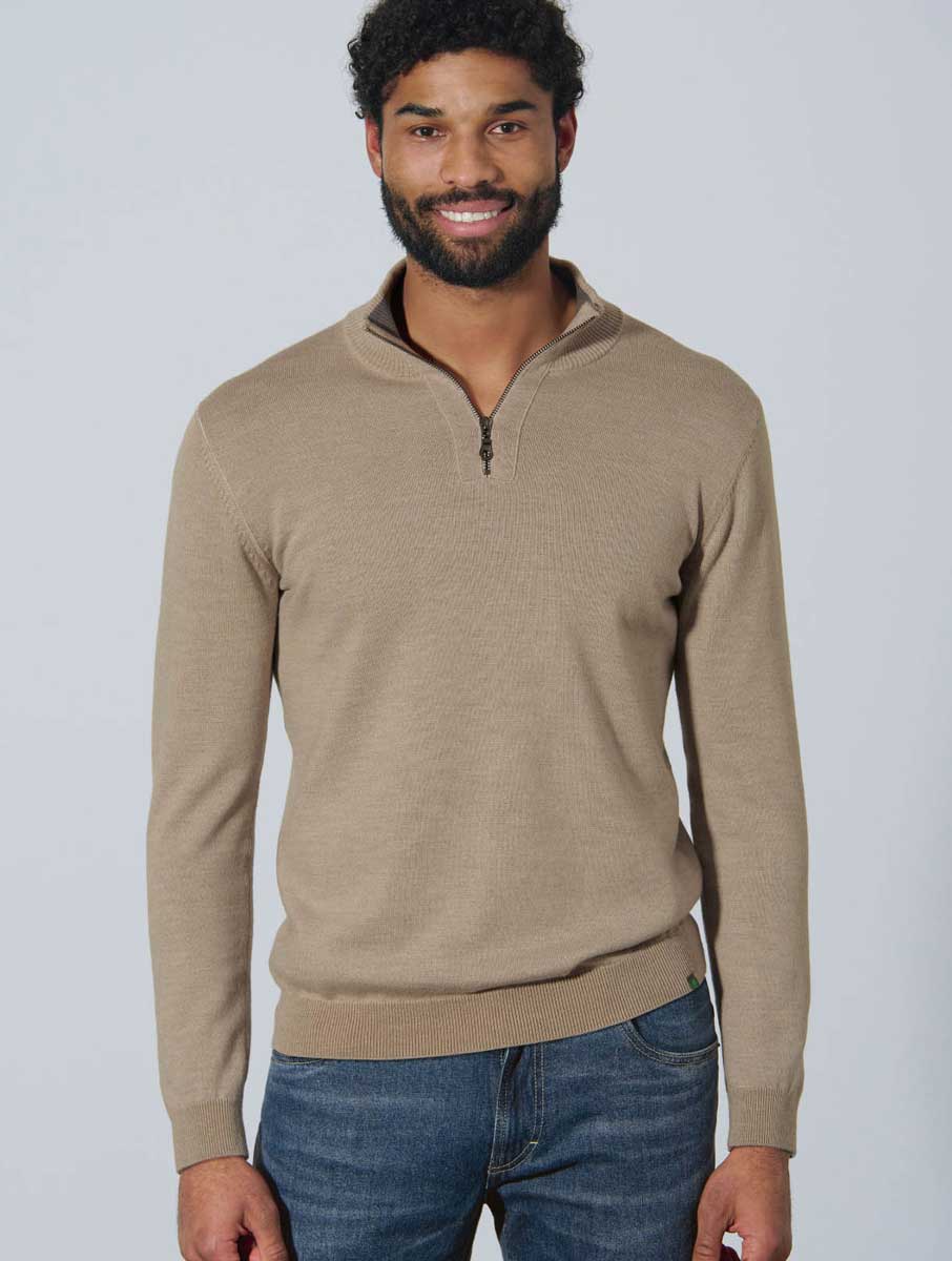 Jersey troyer de lana para hombre - Imagen 5