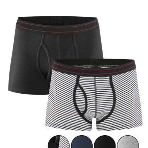 Calzoncillos tipo boxer de algodón para hombre. Pack de 2