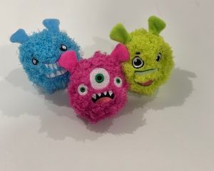 Pelota monstruo con sonido (mini)