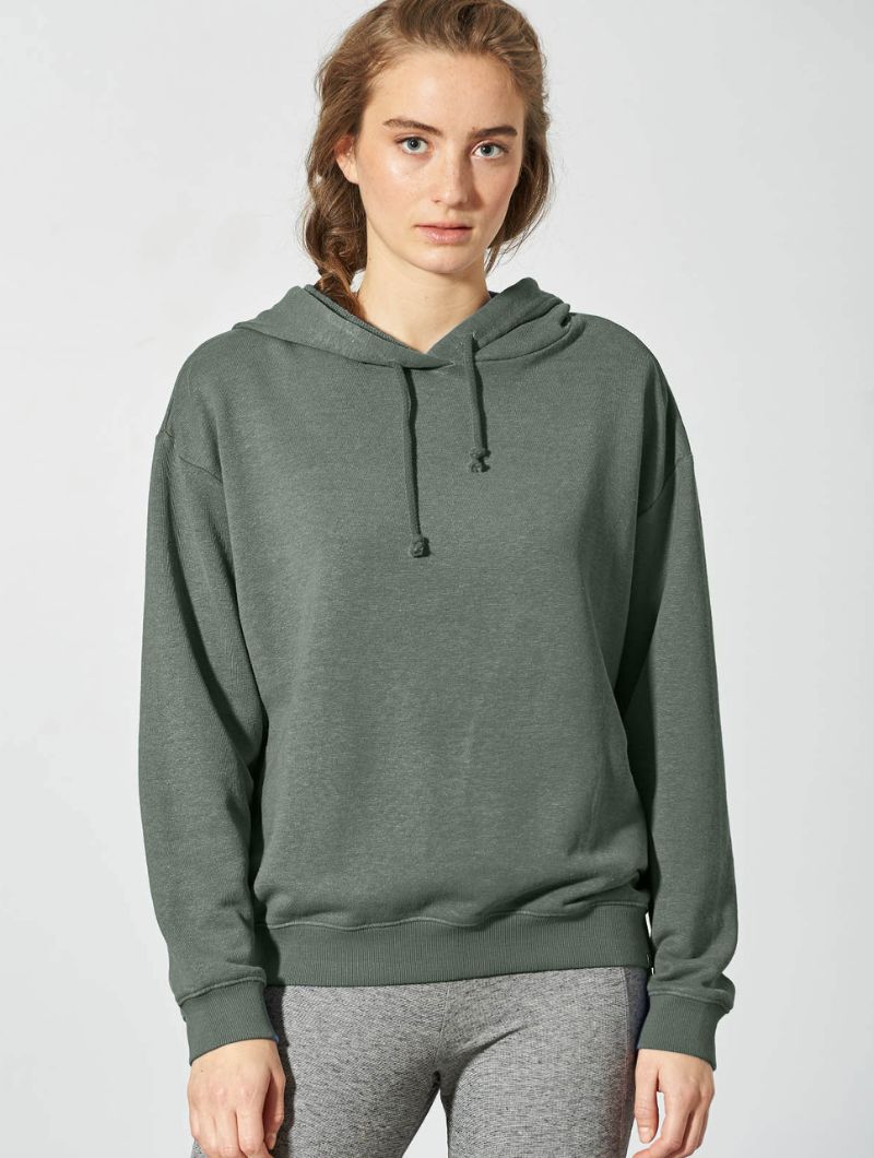 Sudadera con capucha de cáñamo y algodón orgánico - Imagen 2